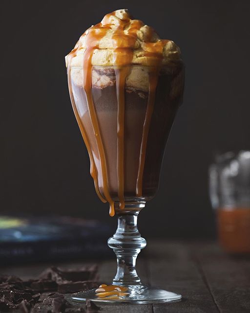 Rum Spiked Hot Chocolate With Salted Caramel Whipped Cream by ...