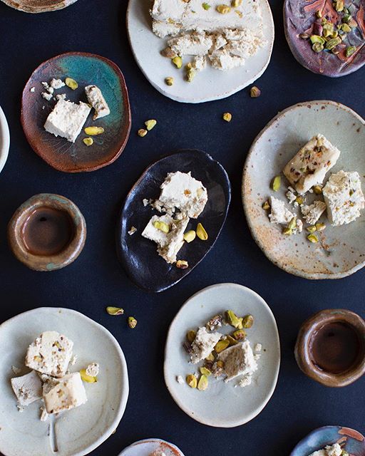 Halva With Pistachios And Honey Recipe The Feedfeed