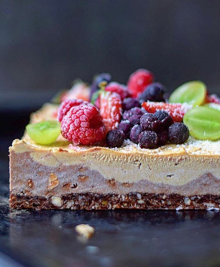 Raw Vegan Ice Cream Cake Recipe By Fear Not Food Is Your Friend The Feedfeed