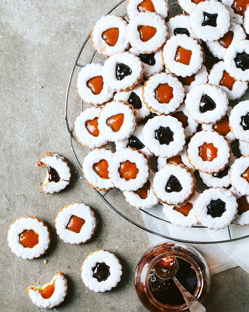 Marmalade Linzer Cookies Recipe The Feedfeed