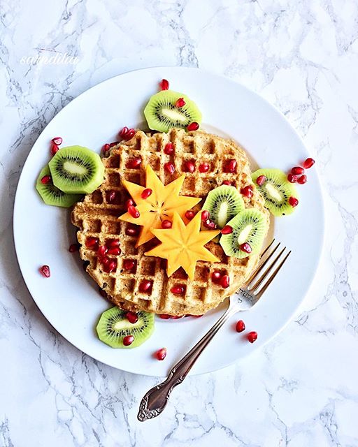 Nutmeg Waffles by sarndilia Quick & Easy Recipe The Feedfeed