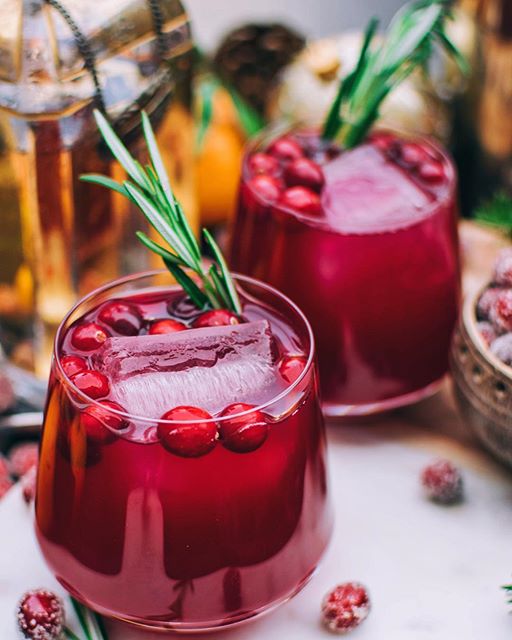 Cranberry Rosemary Cocktail Recipe The Feedfeed