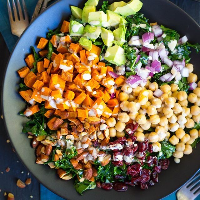 Vegan salad bowl recipe