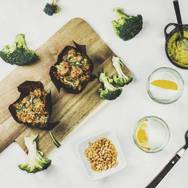 Savory Quinoa & Cheddar Broccoli Muffins by iamchefblog | Quick & Easy ...