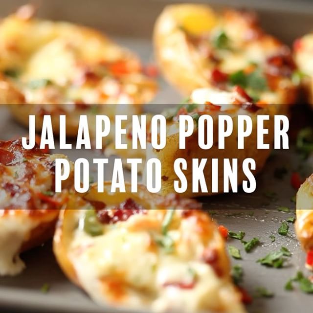 Jalapeño & Cheese Potato Skins Recipe The Feedfeed