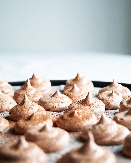 Chocolate Vegan Meringues By Julietalucca Quick Easy Recipe The Feedfeed