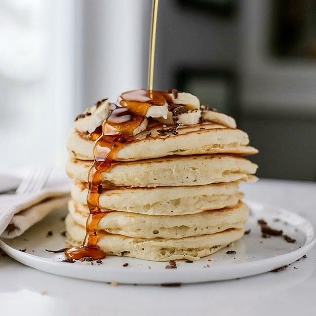 Vanilla Almond Milk Pancakes | The Feedfeed