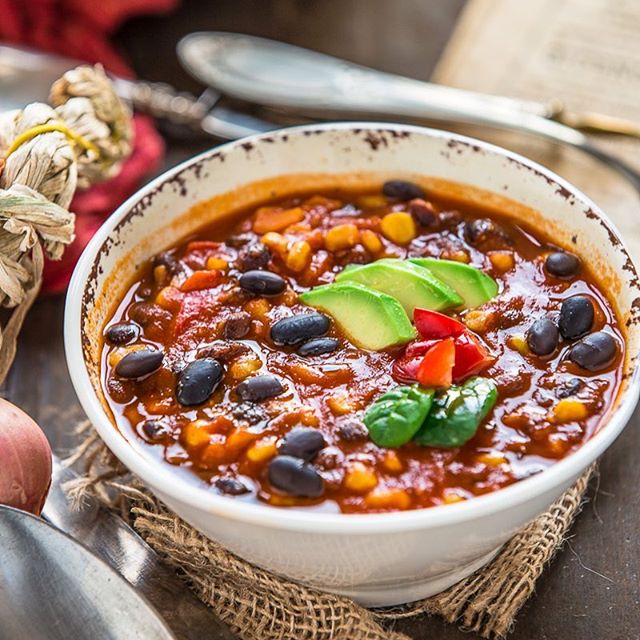 Black Bean Vegan Chili Recipe The Feedfeed