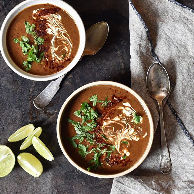 Spicy Chili Black Bean Soup Recipe The Feedfeed