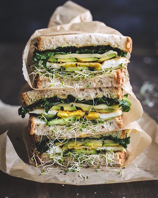 Gouda Kale And Avocado Egg Sandwich by cherylishungry | Quick & Easy ...
