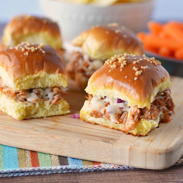 Baked Bbq Chicken Sandwiches Recipe The Feedfeed