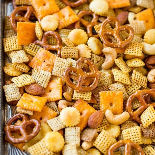 Mixed Nut Chex Mix Recipe | The Feedfeed