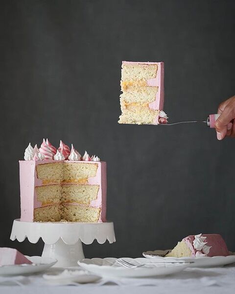 Coconut Cake With Mango Mousse Recipe By Anjali The Feedfeed