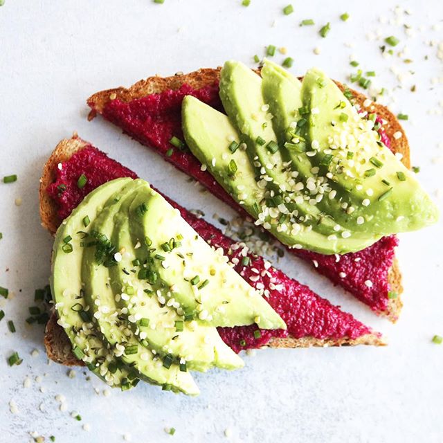 Toast With Horseradish Beet Spread & Avocado by thetoastedpinenut ...