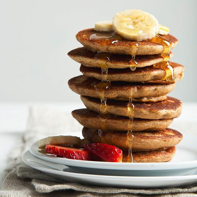 Chickpea Flour Banana Protein Pancakes Recipe By Amanda Maguire The Feedfeed