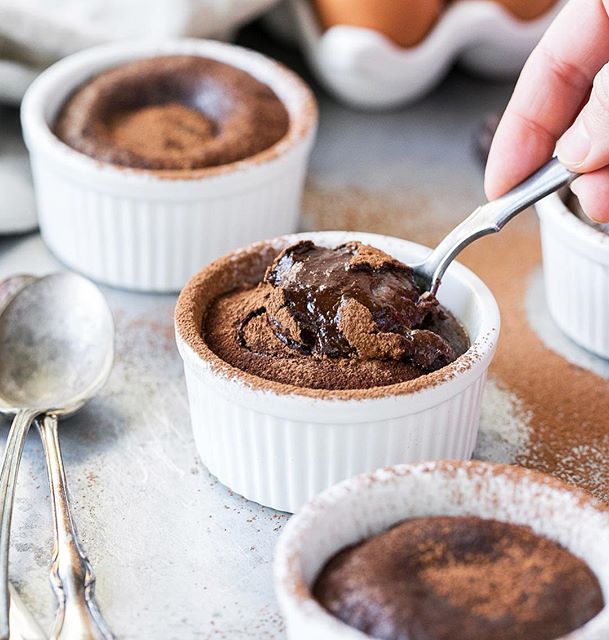 Chocolate Molten Cakes by bakeritablog | Quick & Easy Recipe | The Feedfeed