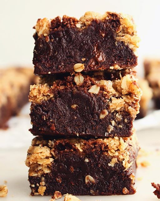 Oatmeal Fudge Brownies by thesweetandsimplekitchen Quick & Easy