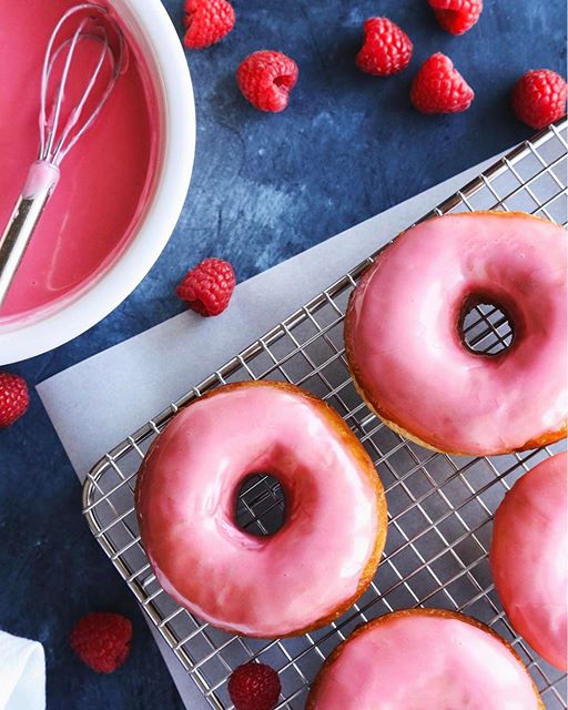 Raspberry Glazed Doughnuts by farmgirlsdabble | Quick & Easy Recipe ...