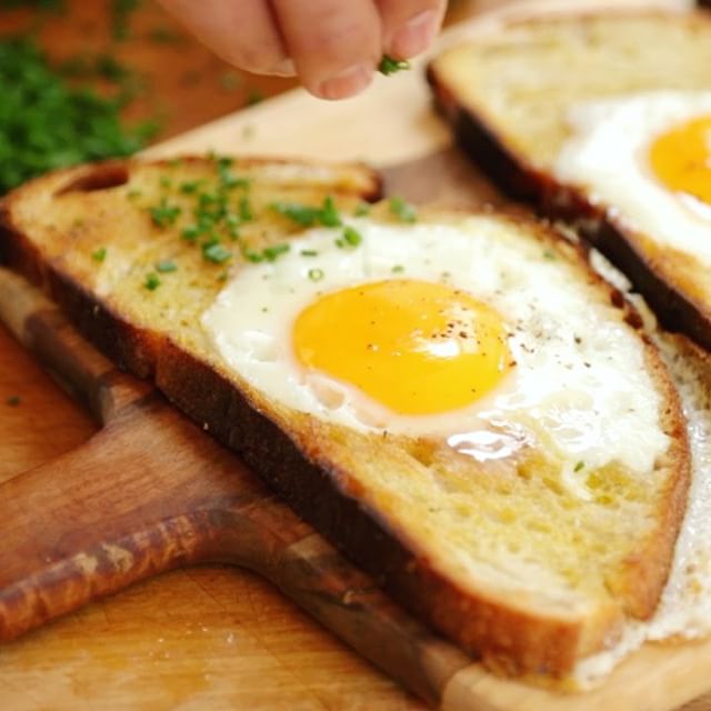 Hole In The Bread Eggs Recipe The Feedfeed