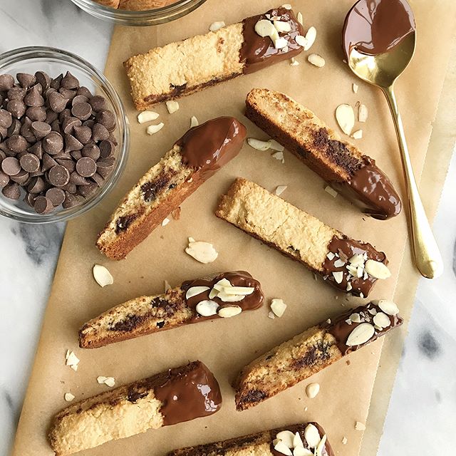 Dark Chocolate Almond Flour Biscotti Recipe The Feedfeed
