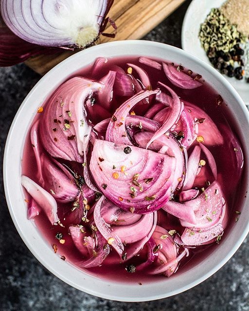 Pickled Red Onions by thefeistykitchen | Quick & Easy Recipe | The Feedfeed