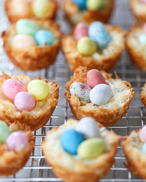 Coconut Macaroon Easter Egg Nests by inspiredbycharm | Quick & Easy ...