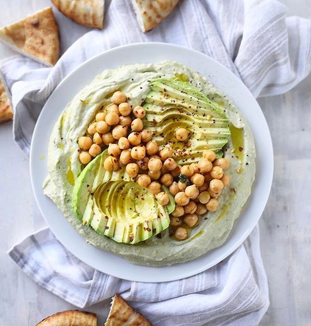 Chickpea And Avocado Hummus by howsweeteats Quick & Easy Recipe The Feedfeed