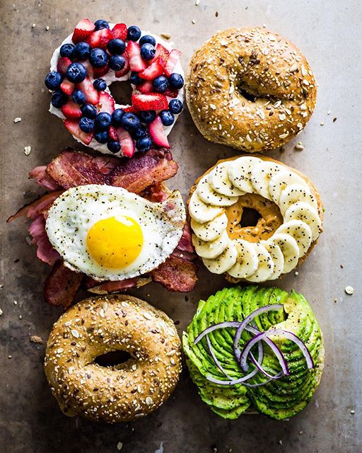 Bagels Four Ways by forkinpancakes | Quick & Easy Recipe | The Feedfeed