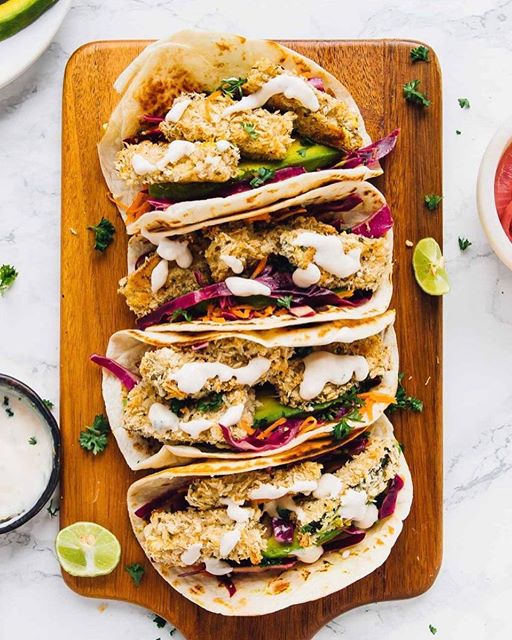 Crispy Zucchini And Cabbage Slaw Tacos Recipe The Feedfeed