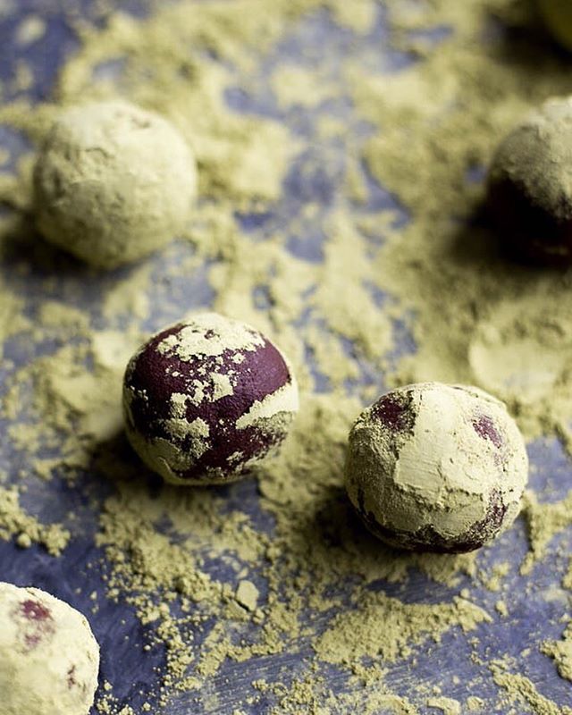 Four Ingredient Dark Chocolate Matcha Truffles Recipe The Feedfeed