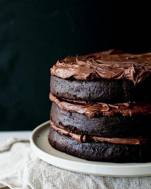 Flourless Dark Chocolate Espresso Cake With Chocolate Hazelnut Frosting By Claudiabrick Quick Easy Recipe The Feedfeed