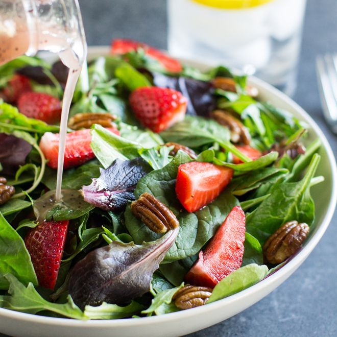 Strawberry Spinach Salad by culinaryhill | Quick & Easy Recipe | The ...