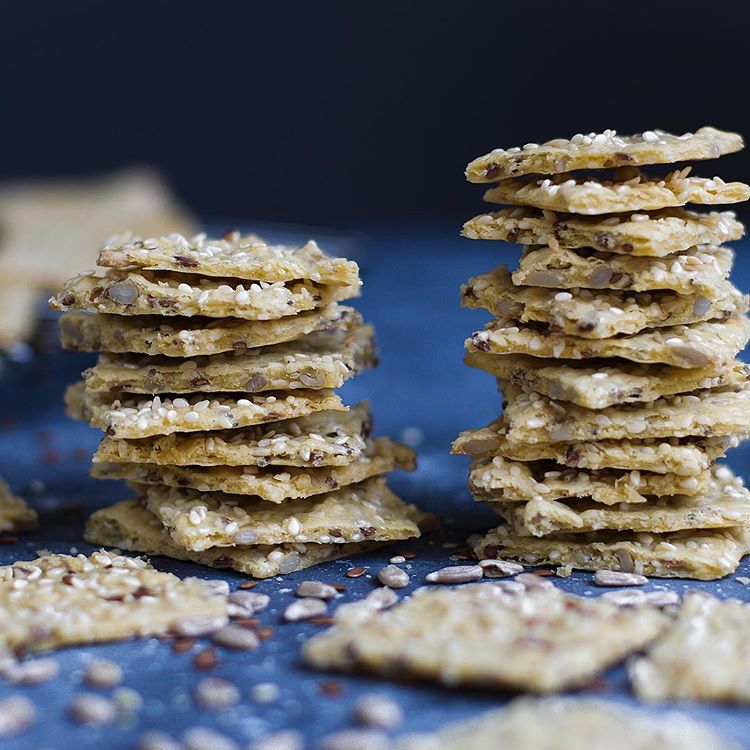 Garbanzo Tahini Glutenfree Crackers Recipe The Feedfeed