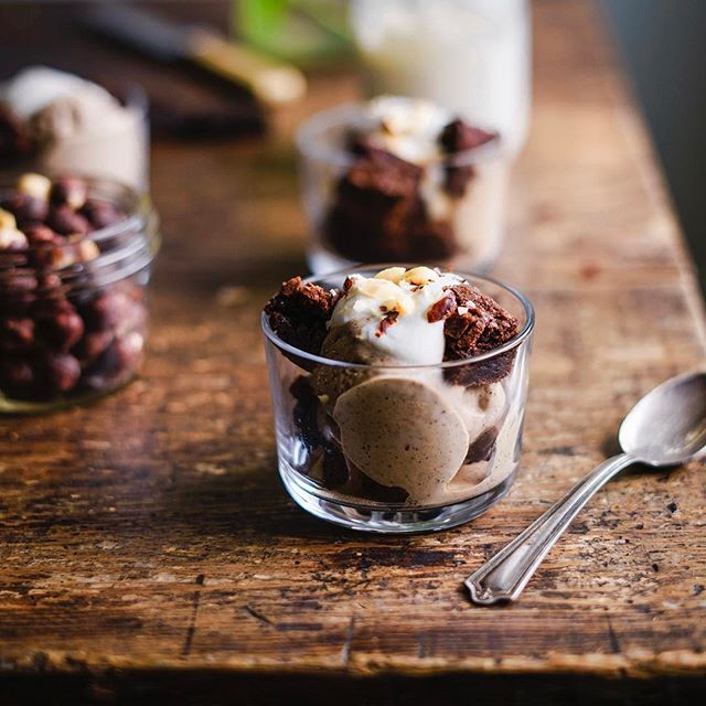 Orange And Espresso Brownie Sundaes By Thebrokenbread Quick And Easy Recipe The Feedfeed 