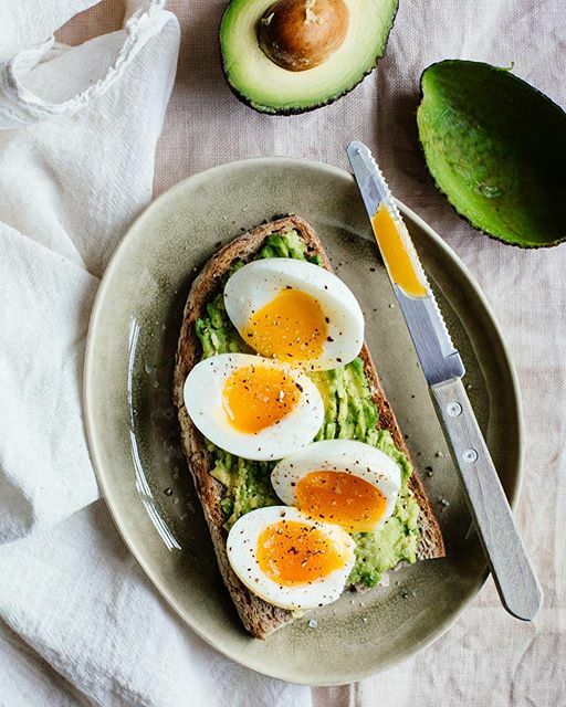 Hard boiled egg avocado toast and other Chefclub US recipes daily