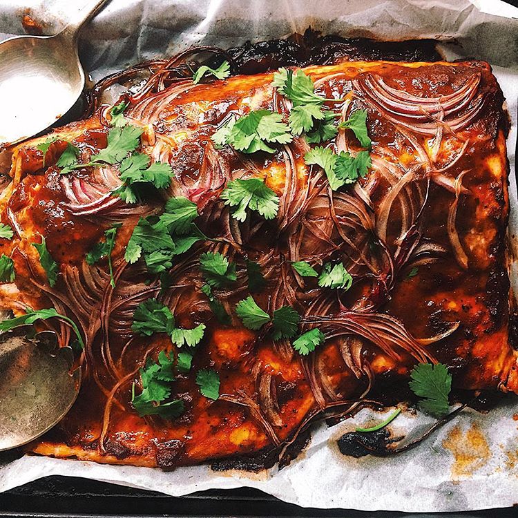 Baked Salmon With Homemade Chipotle Adobo The Feedfeed
