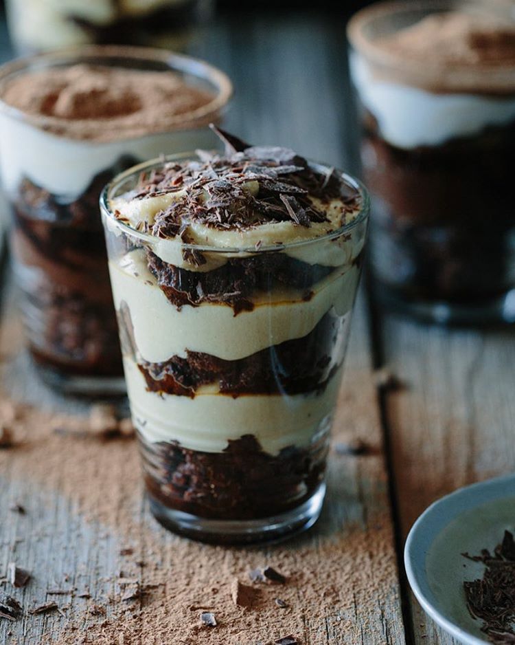 Brownie Tiramisu Parfaits Recipe | The Feedfeed