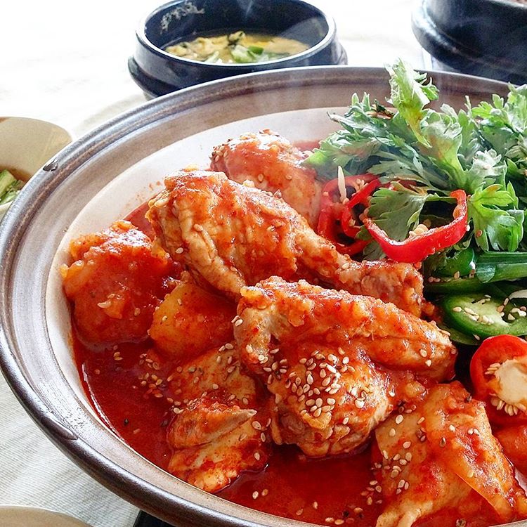 Braised chicken recipe korean