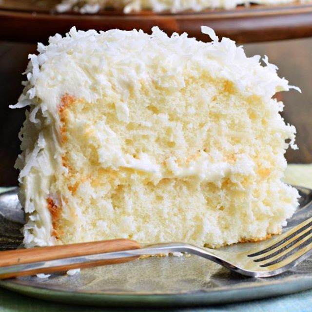Coconut Cake With Cream Cheese Coconut Frosting Recipe | The Feedfeed