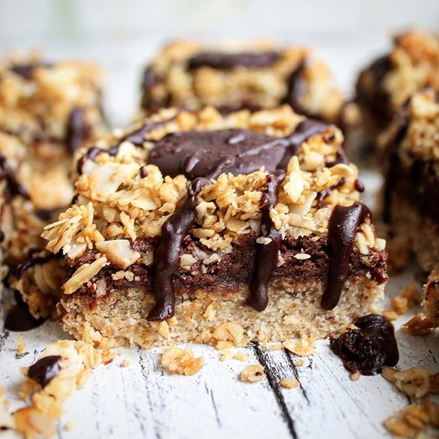 Hazelnut Chocolate Coconut Crumble Bars Recipe The Feedfeed