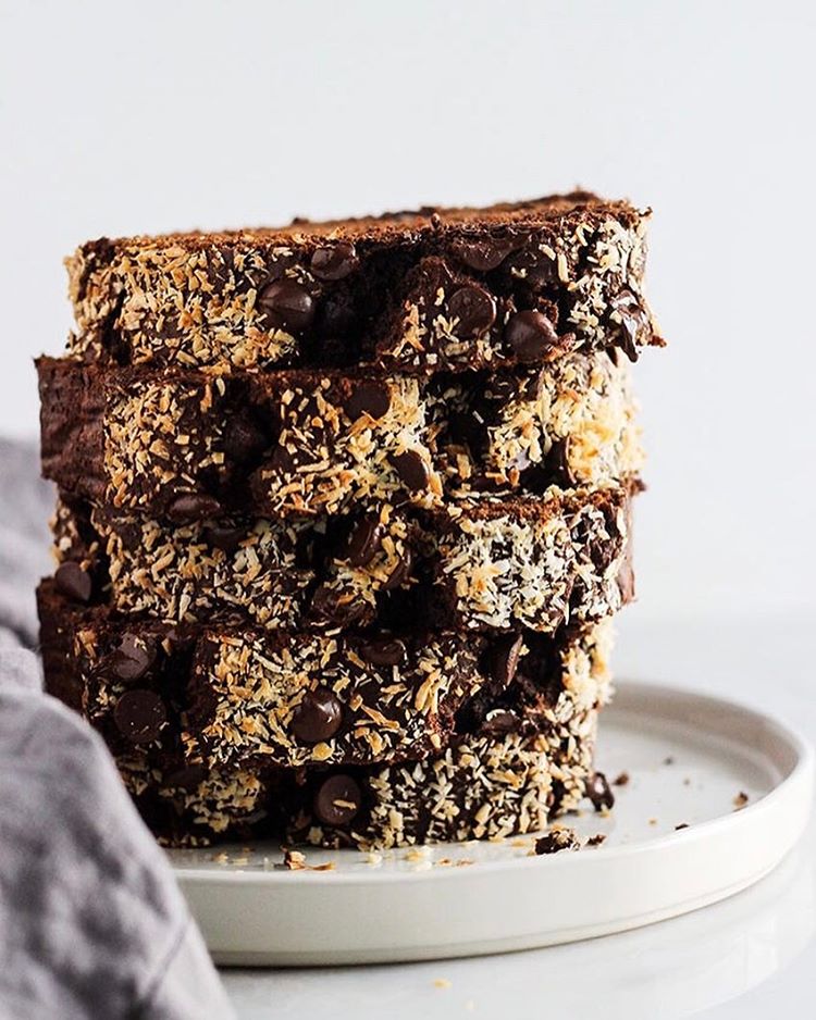 Coconut Chocolate Mocha Banana Bread Recipe | The Feedfeed