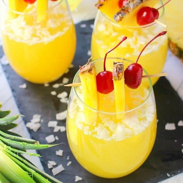 Pina Colada Coconut Rum Punch by delightfulemade Quick & Easy Recipe