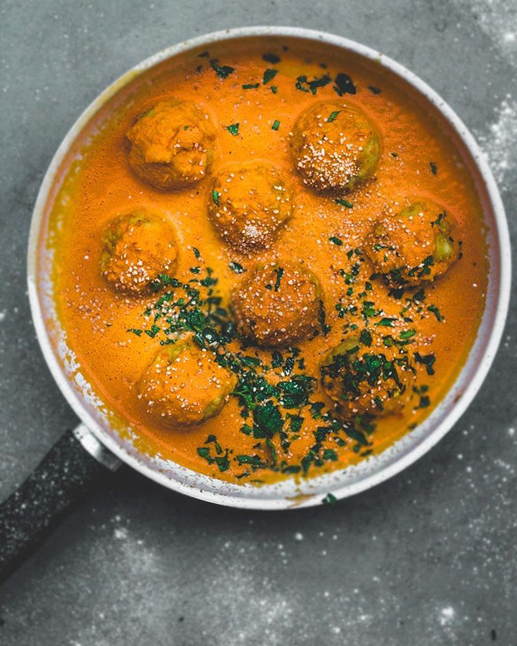 Potatolentil Balls In Masala Sauce by voilasassi Quick & Easy Recipe