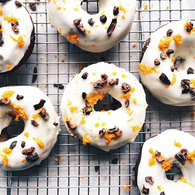 Chocolate And Orange Buckwheat Doughnuts The Feedfeed