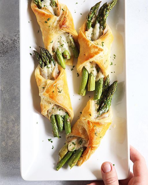 Pancetta And Asparagus Puff Pastry Bites Recipe The Feedfeed