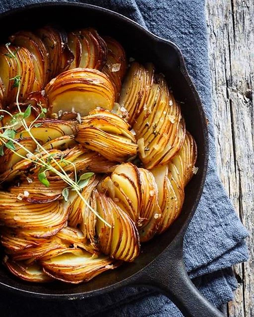 Crispy Thyme Roasted Potatoes Recipe | The Feedfeed