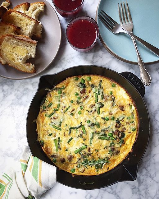 Spring Pea And Asparagus Frittata by thejamlab | Quick & Easy Recipe ...