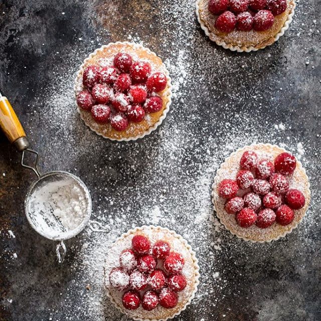 Mini Raspberry Frangipane Tarts Recipe | The Feedfeed