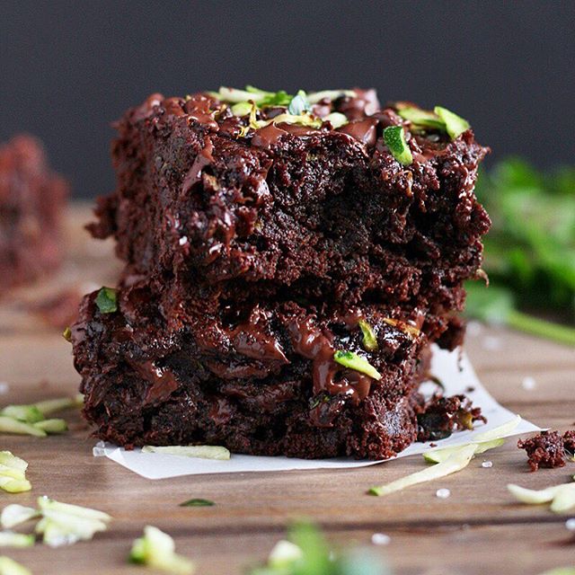 Zucchini Chocolate Chip Brownies Recipe The Feedfeed