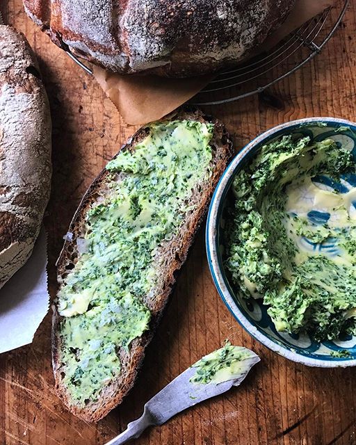 Sourdough Toast With Ramp Butter Recipe | The Feedfeed